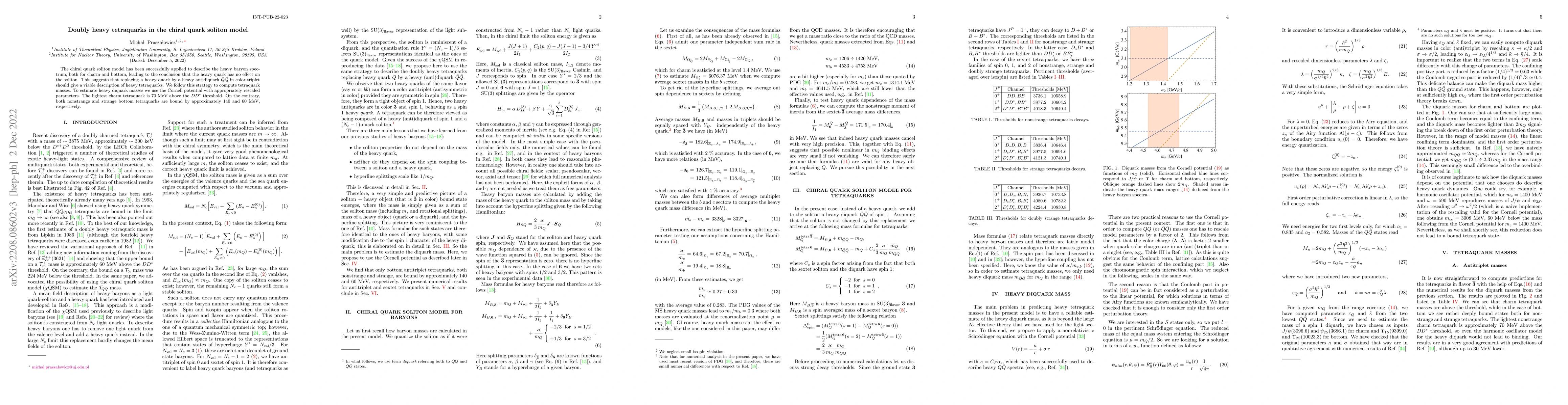 Thumbnail for Doubly Heavy Tetraquarks in the Chiral Quark Soliton Model