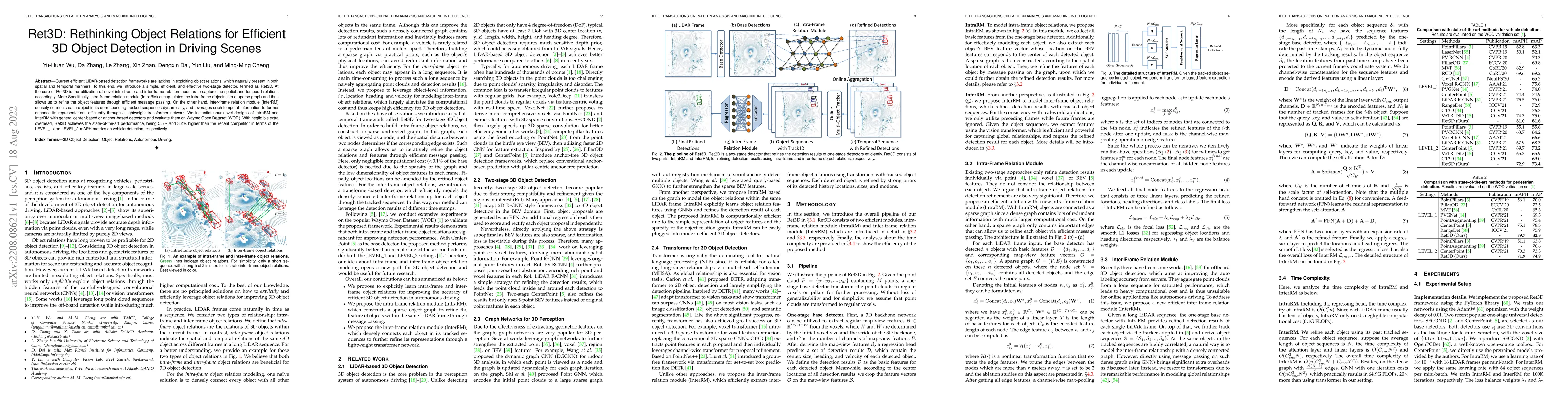 Thumbnail for Ret3D: Rethinking Object Relations for Efficient 3D Object Detection in
  Driving Scenes
