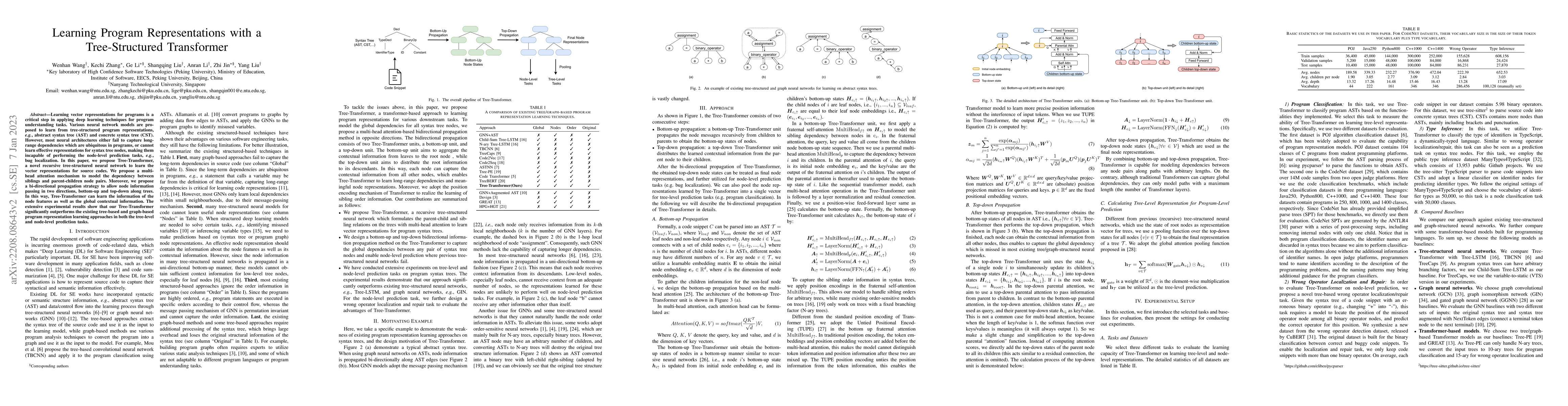 Thumbnail for Learning Program Representations with a Tree-Structured Transformer