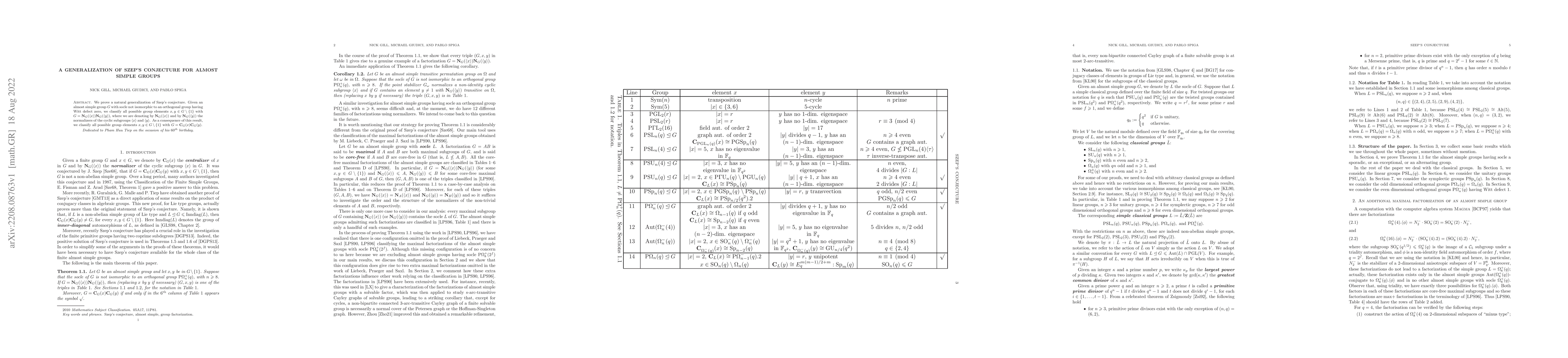 Thumbnail for A generalization of Szep's conjecture for almost simple groups