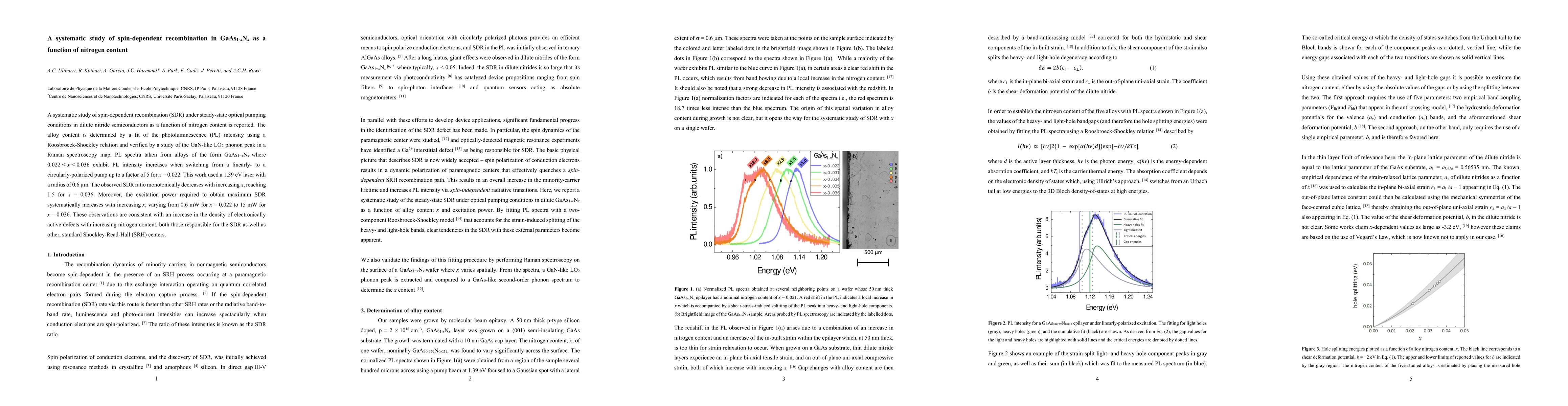 Thumbnail for A systematic study of spin-dependent recombination in GaAs$_{1-x}$N$_x$
  as a function of nitrogen content