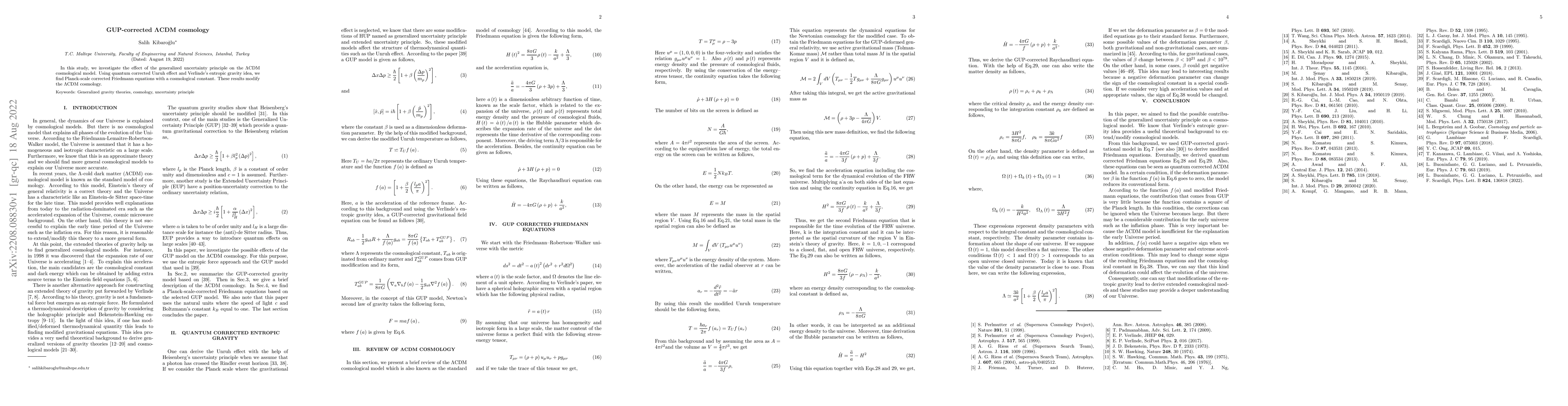 Thumbnail for GUP-corrected $\Lambda$CDM cosmology