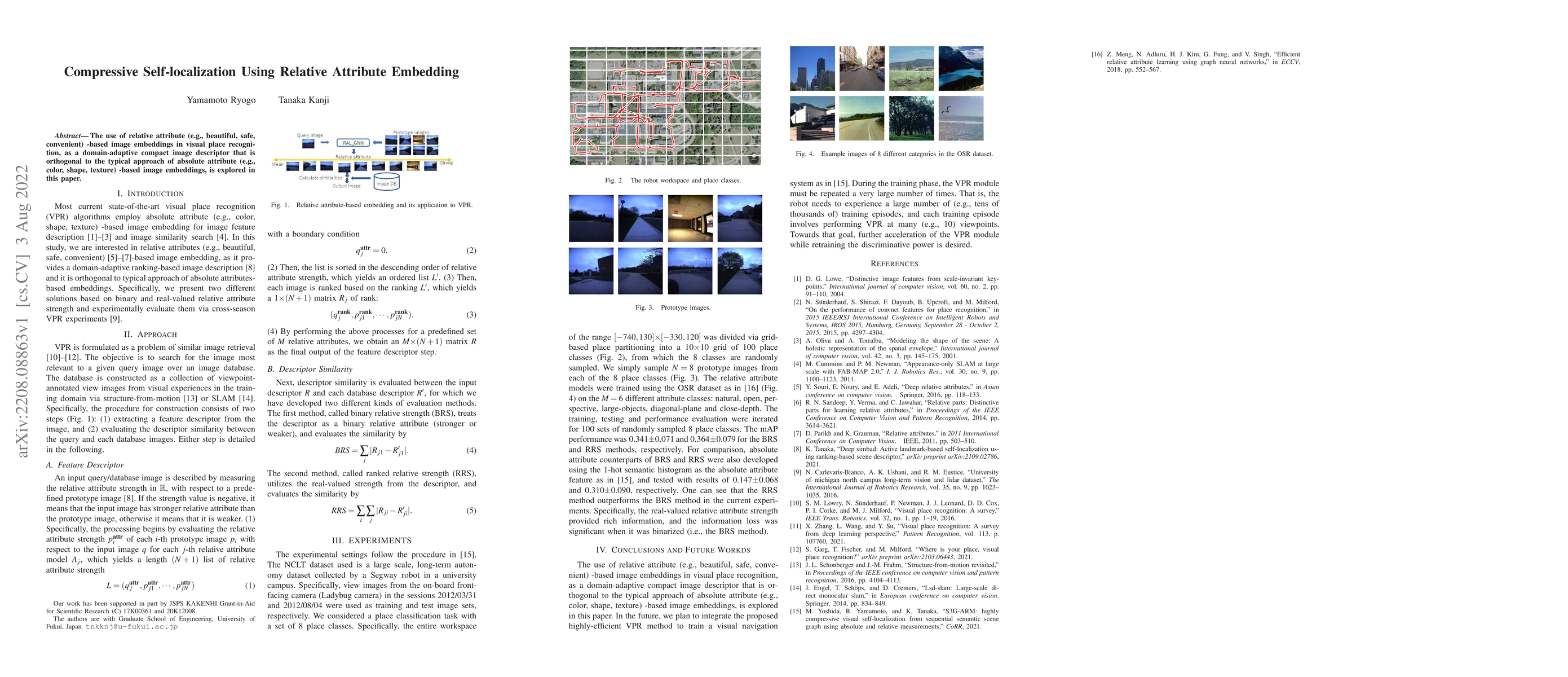 Thumbnail for Compressive Self-localization Using Relative Attribute Embedding