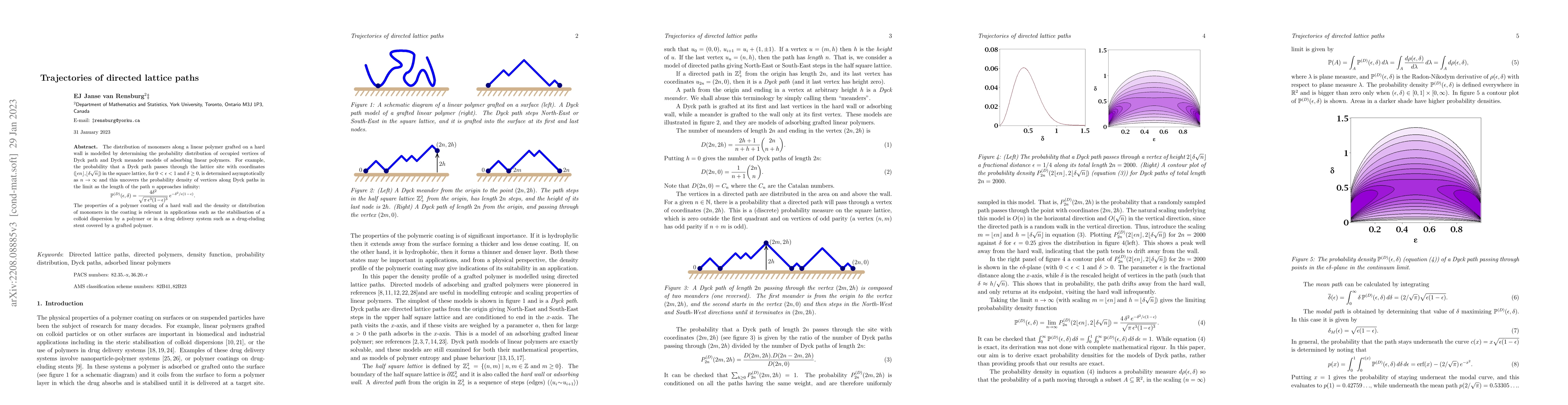 Thumbnail for Trajectories of directed lattice paths