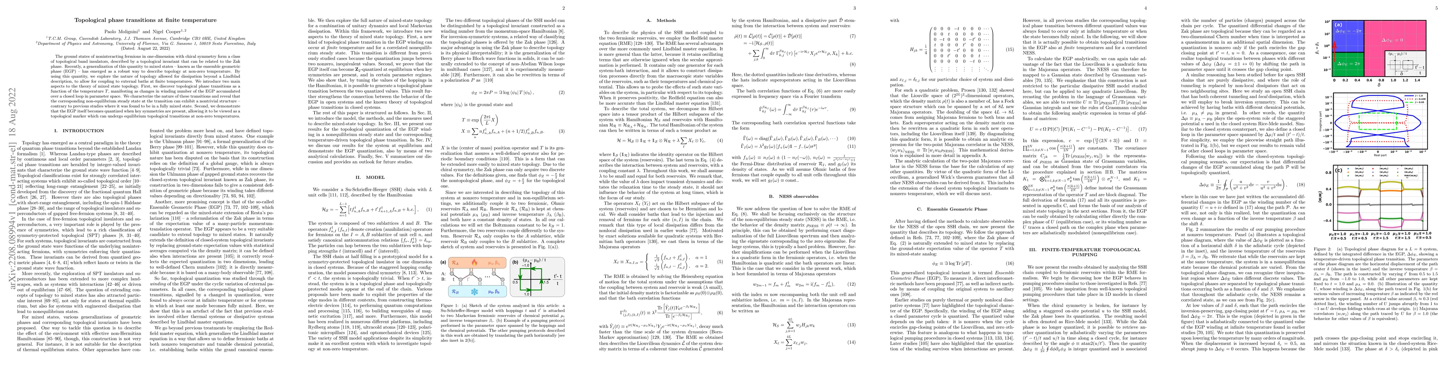 Thumbnail for Topological phase transitions at finite temperature
