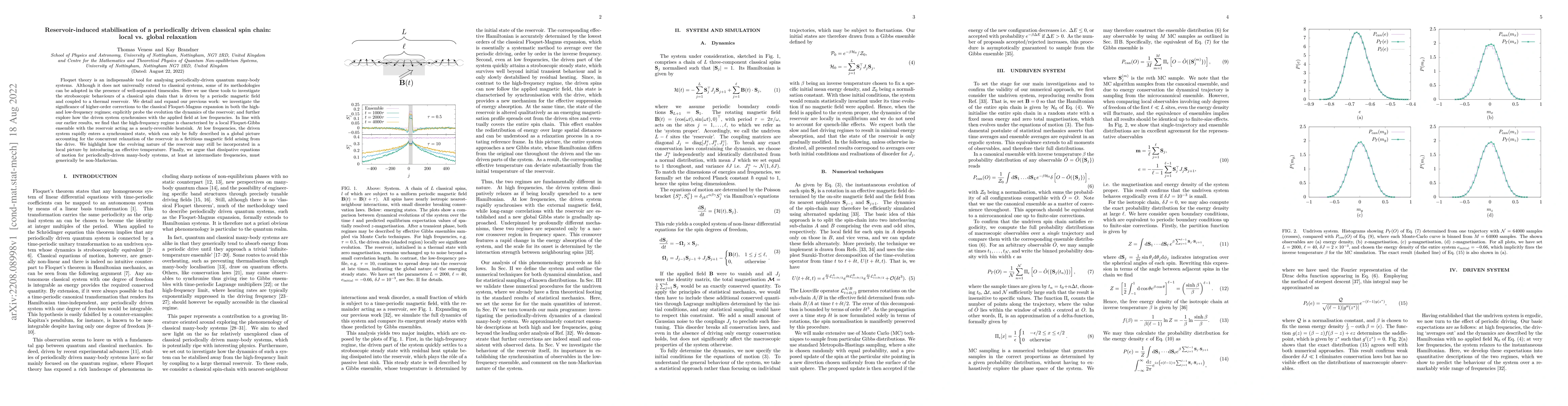 Thumbnail for Reservoir-induced stabilisation of a periodically driven classical spin
  chain: local vs. global relaxation