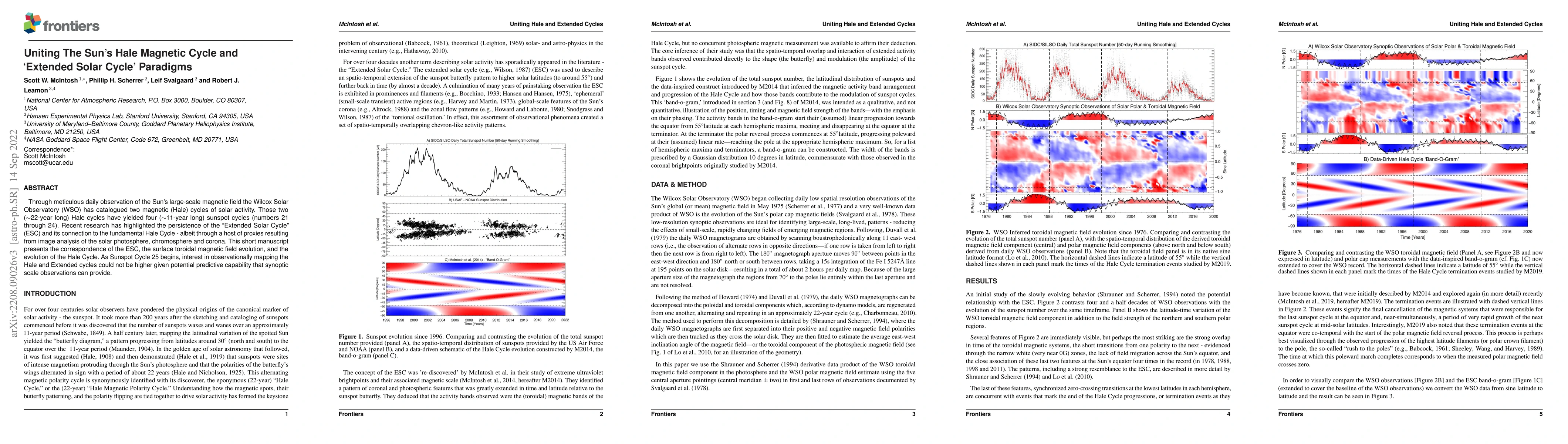 Thumbnail for Uniting The Sun's Hale Magnetic Cycle and `Extended Solar Cycle'
  Paradigms