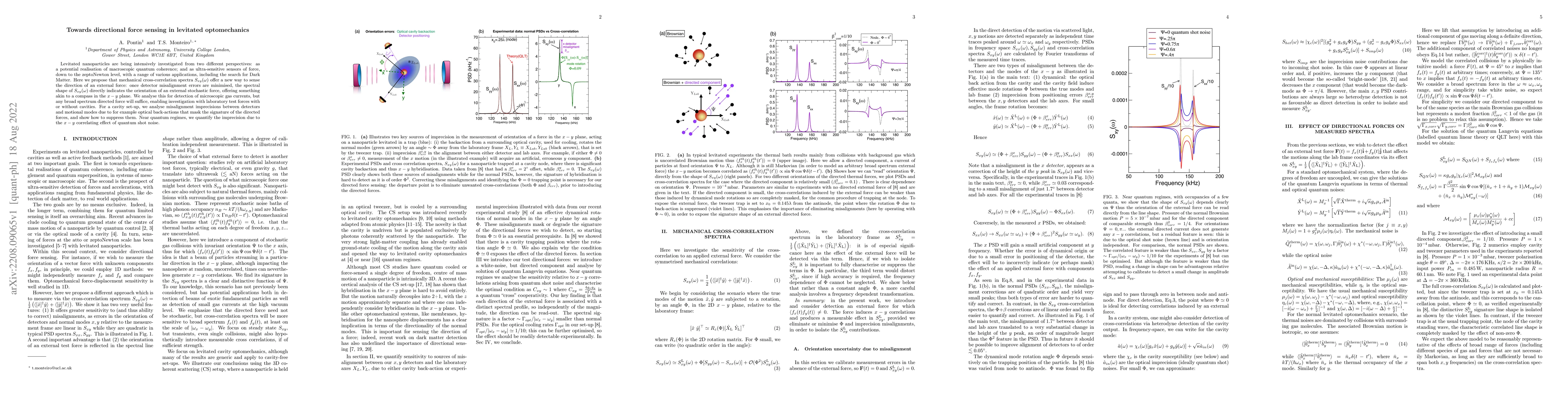 Thumbnail for Towards directional force sensing in levitated optomechanics