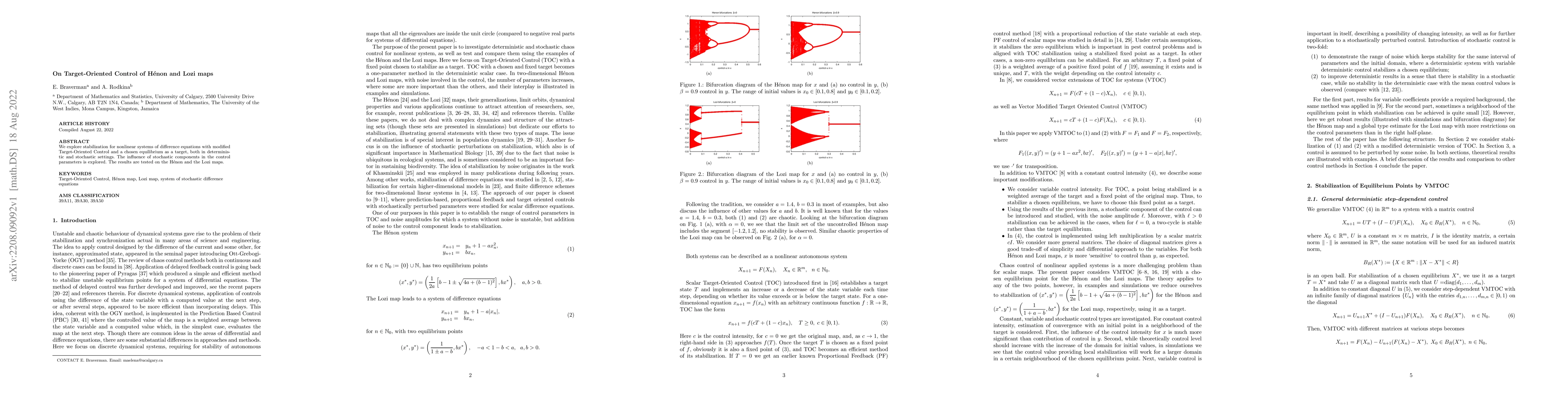 Thumbnail for On Target-Oriented Control of Henon and Lozi maps