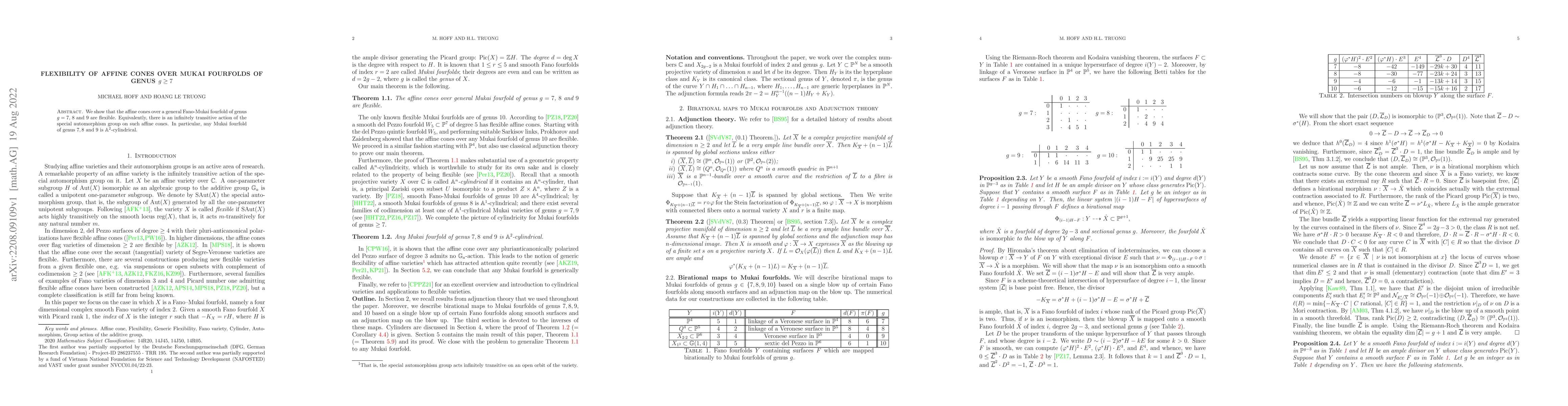 Thumbnail for Flexibility of Affine cones over Mukai fourfolds of genus $g\ge7$