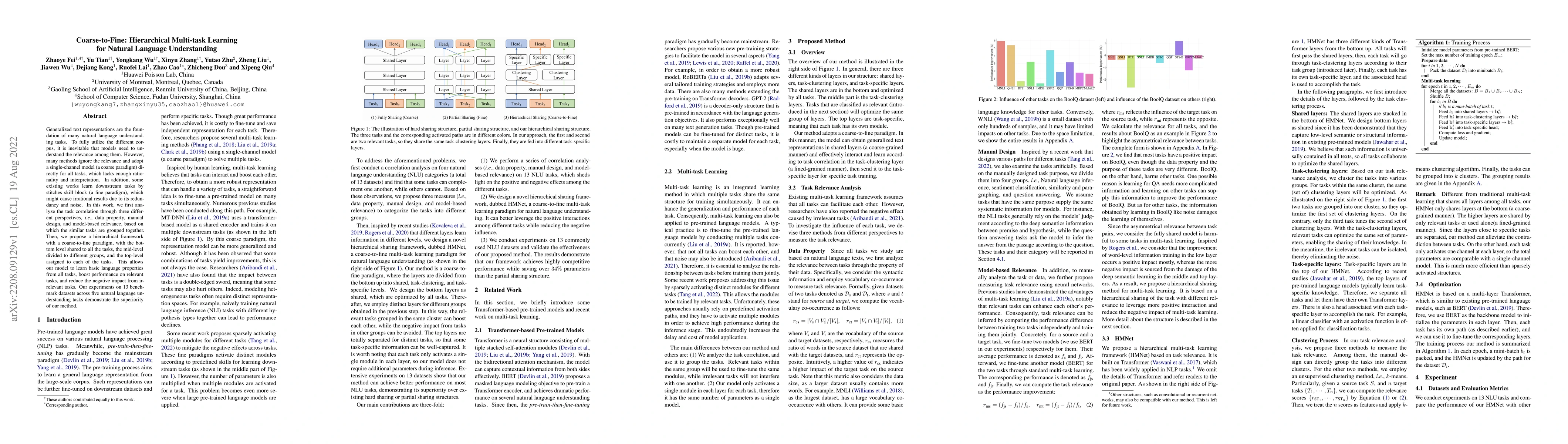 Thumbnail for Coarse-to-Fine: Hierarchical Multi-task Learning for Natural Language
  Understanding