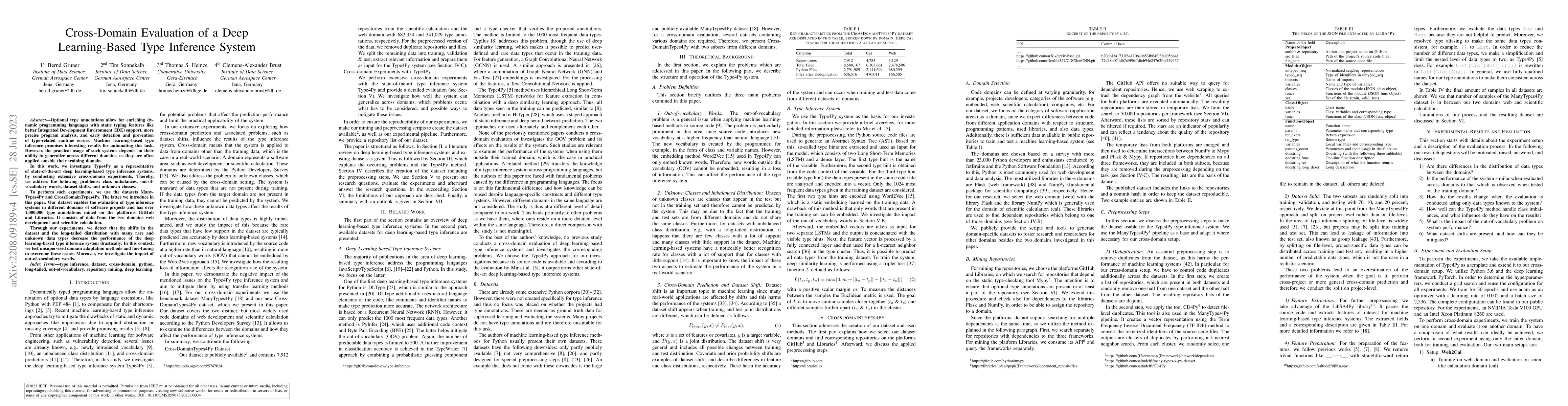 Thumbnail for Cross-Domain Evaluation of a Deep Learning-Based Type Inference System