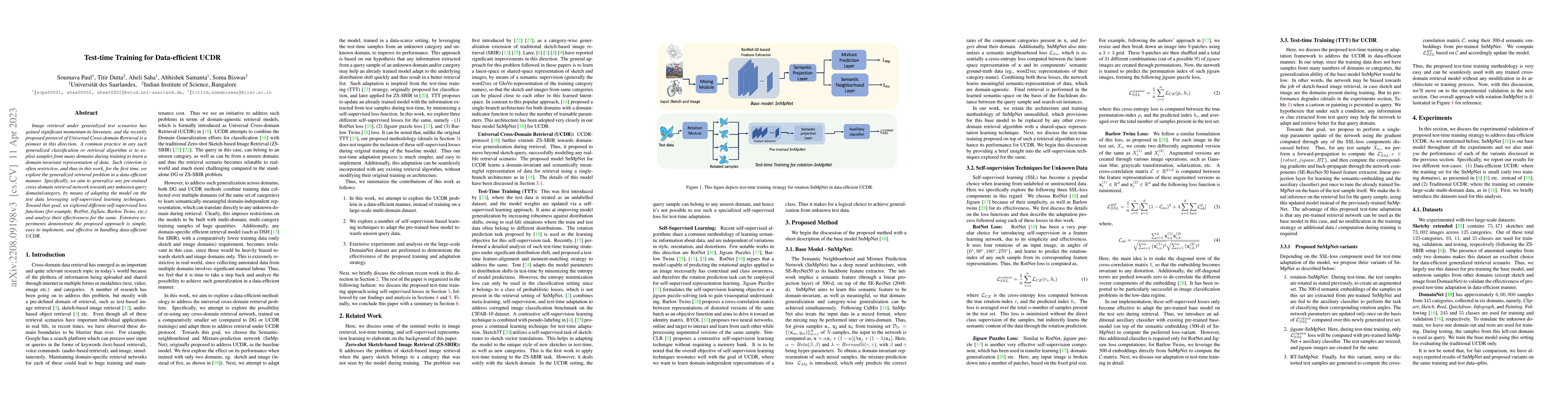 Thumbnail for Test-time Training for Data-efficient UCDR
