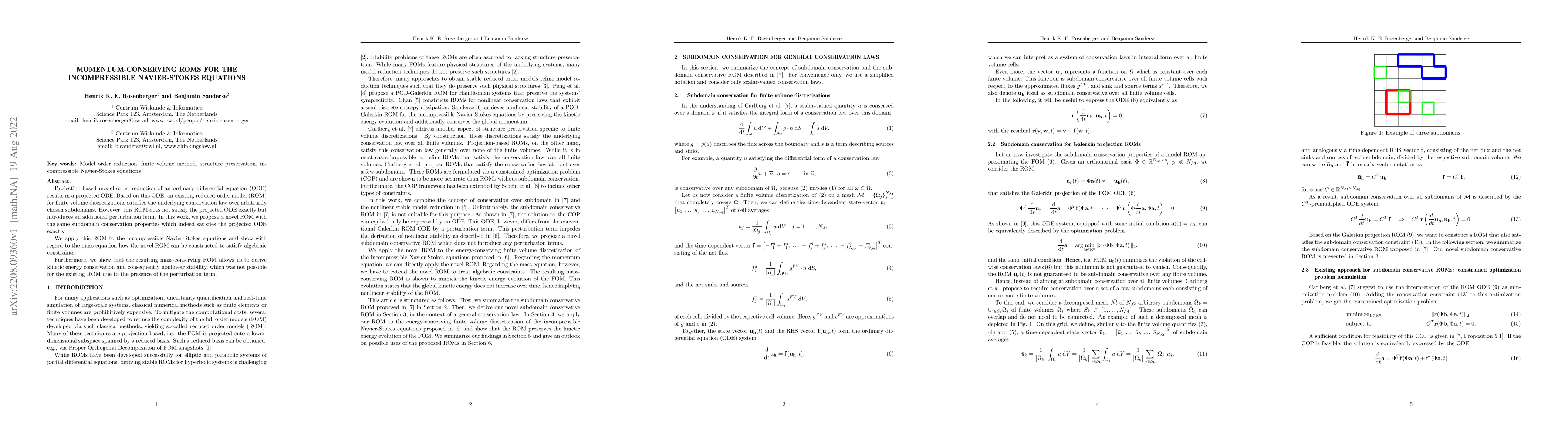 Thumbnail for Momentum-conserving ROMs for the incompressible Navier-Stokes equations