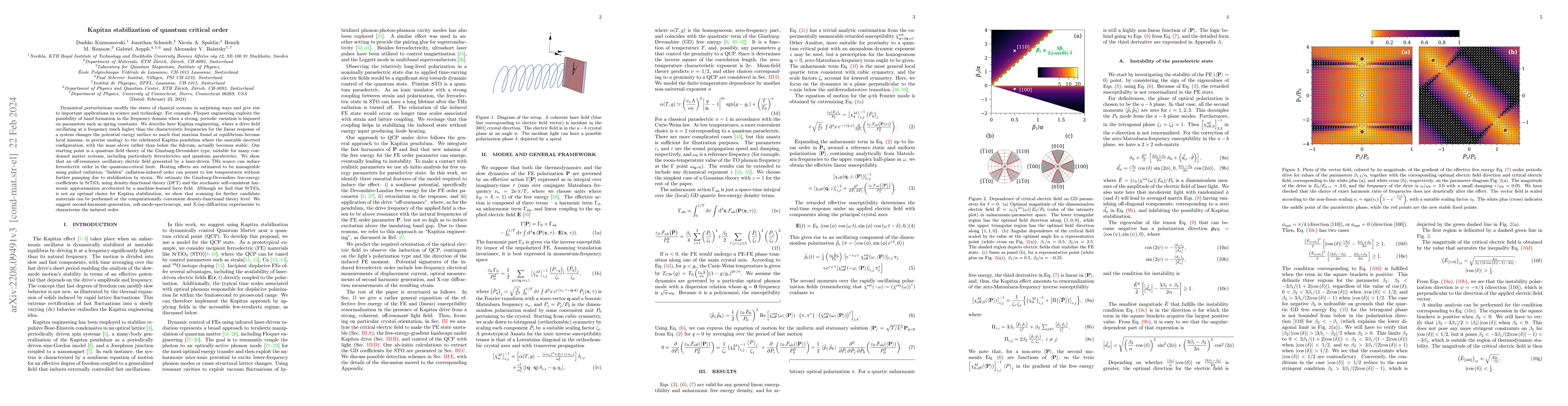 Thumbnail for Kapitza stabilization of quantum critical order