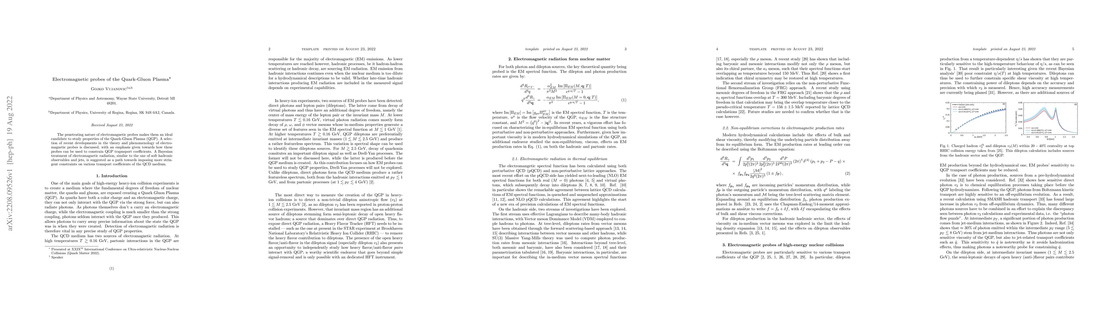 Thumbnail for Electromagnetic probes of the Quark-Gluon Plasma