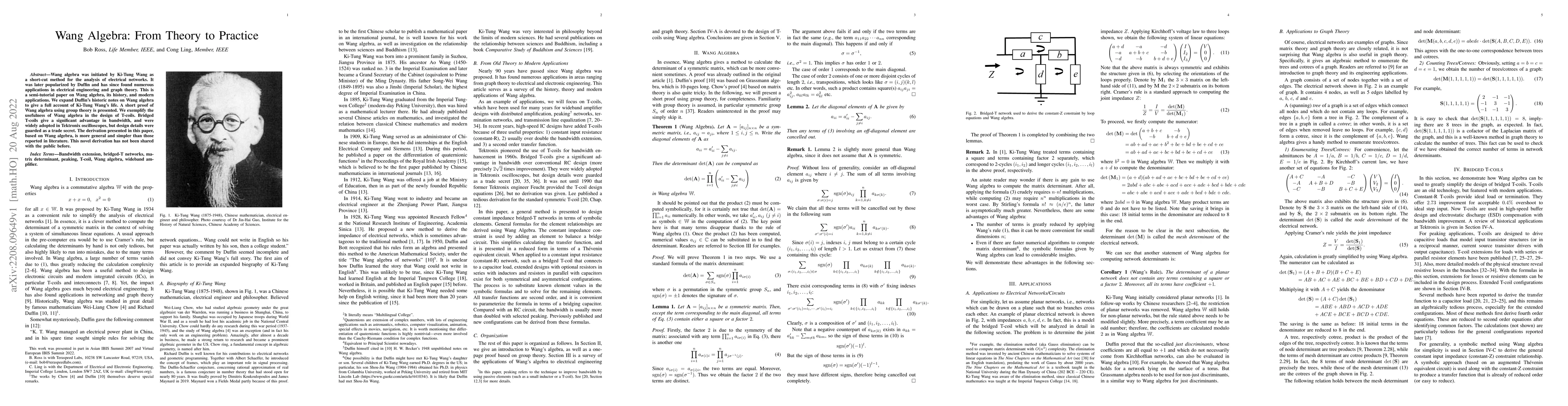 Thumbnail for Wang Algebra: From Theory to Practice