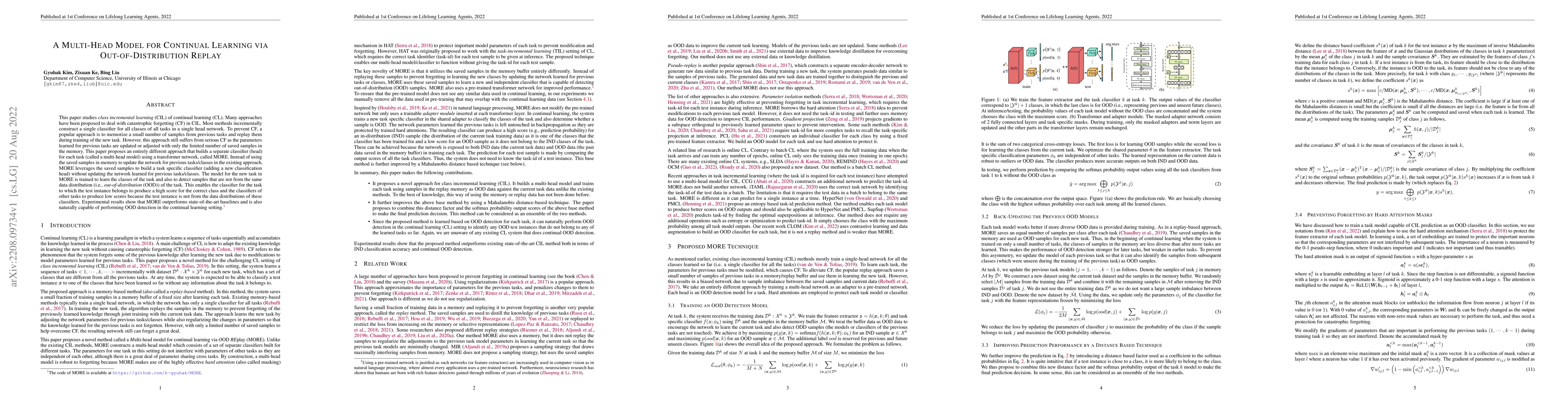 Thumbnail for A Multi-Head Model for Continual Learning via Out-of-Distribution Replay