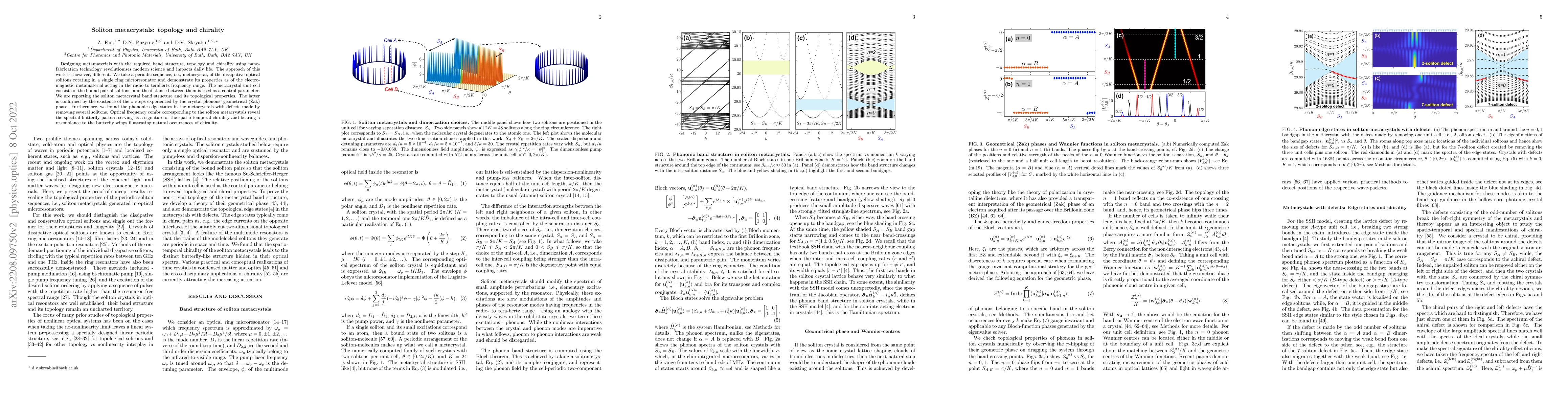 Thumbnail for Soliton metacrystals: topology and chirality