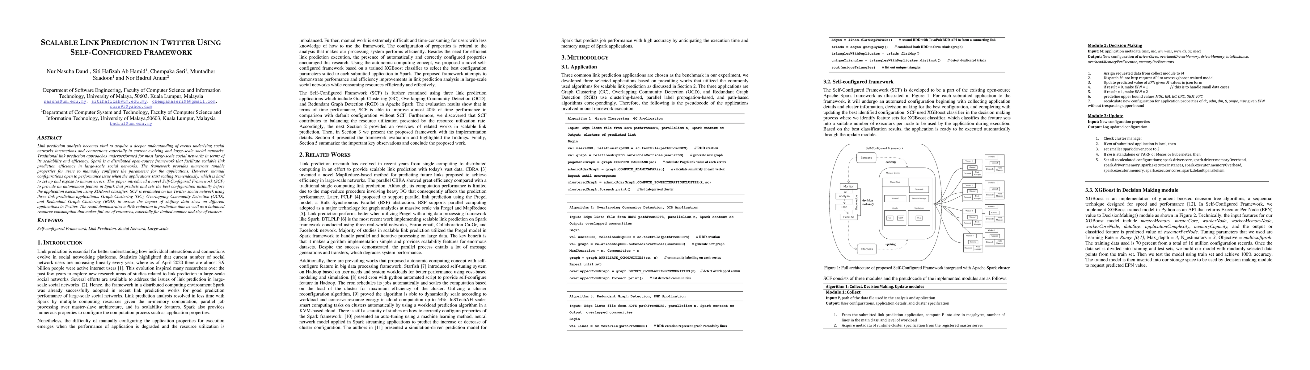 Thumbnail for Scalable link prediction in Twitter using self-configured framework