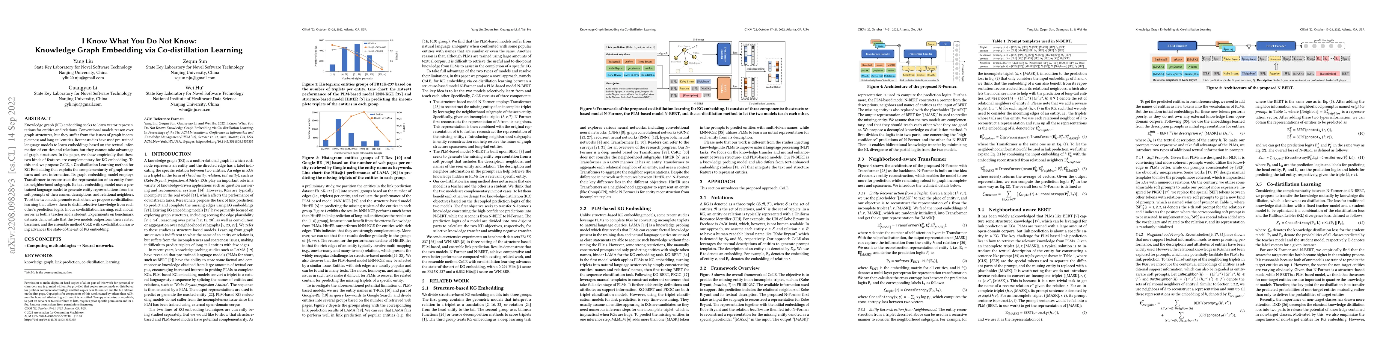 Thumbnail for I Know What You Do Not Know: Knowledge Graph Embedding via
  Co-distillation Learning