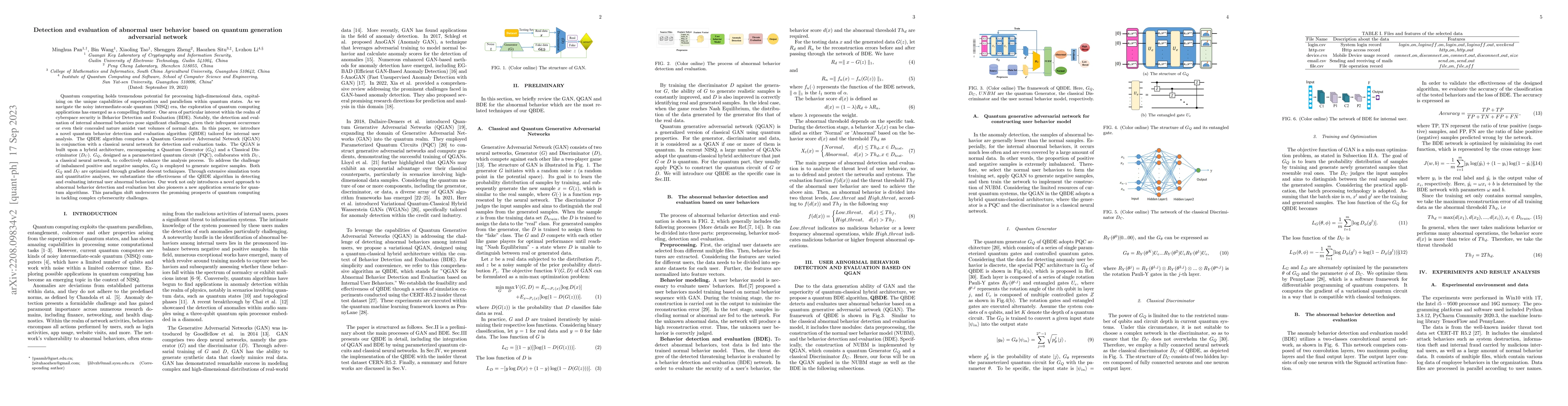 Thumbnail for Detection and evaluation of abnormal user behavior based on quantum
  generation adversarial network