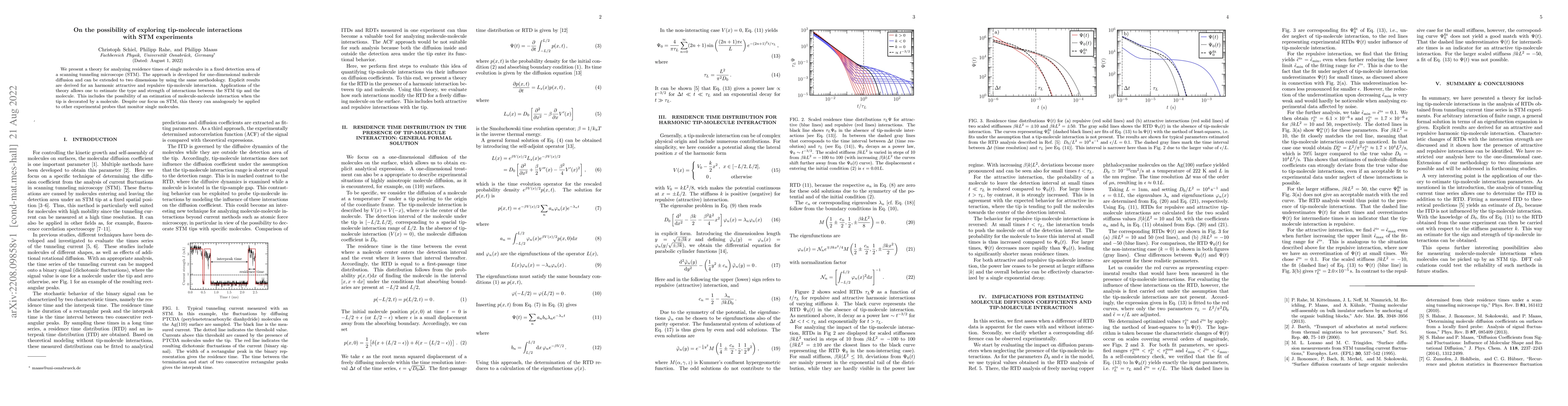 Thumbnail for On the possibility of exploring tip-molecule interactions with STM
  experiments