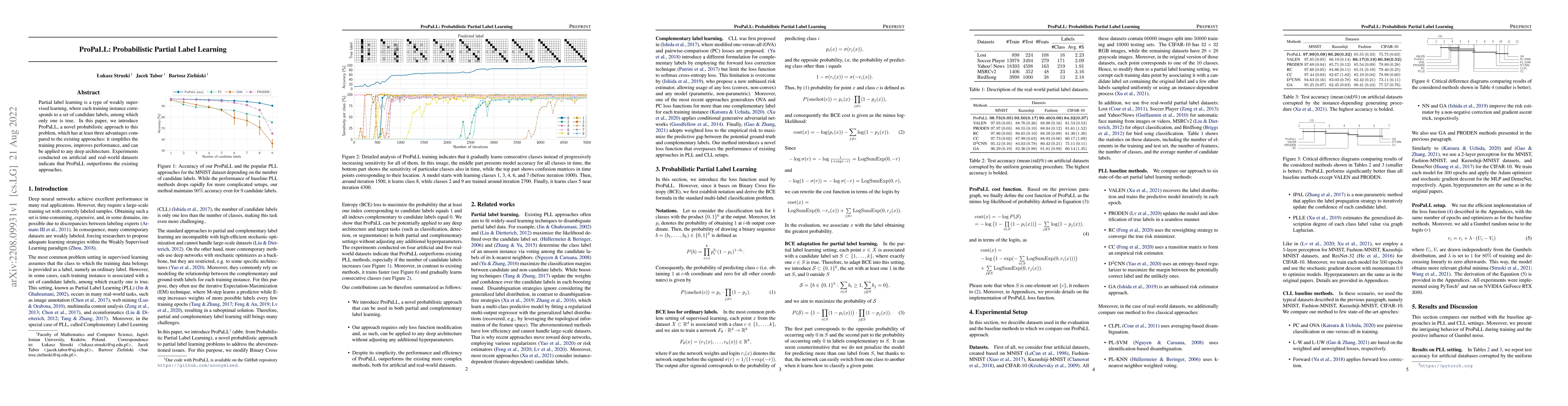 Thumbnail for ProPaLL: Probabilistic Partial Label Learning