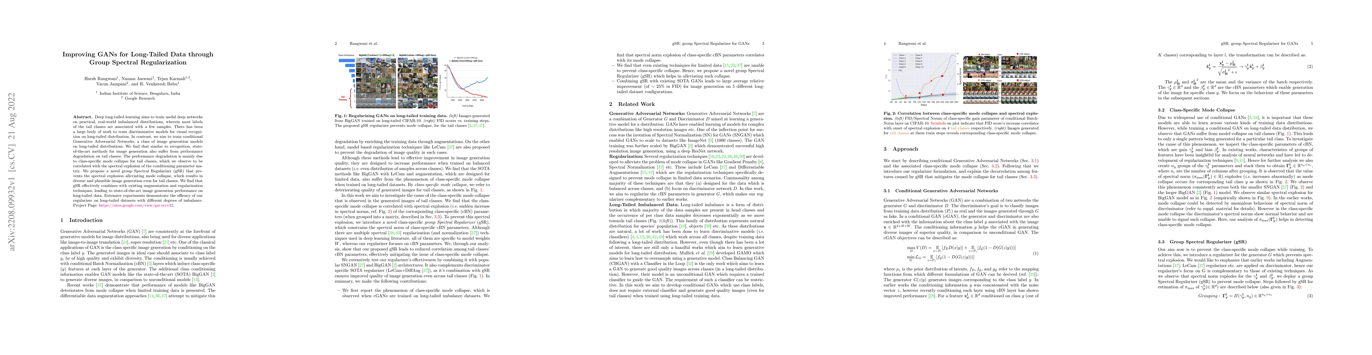 Thumbnail for Improving GANs for Long-Tailed Data through Group Spectral
  Regularization