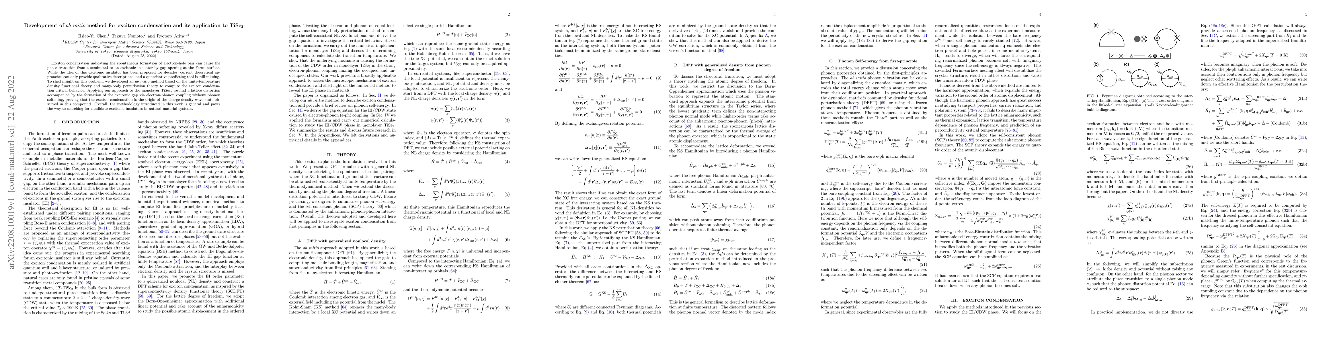 Thumbnail for Development of $ab ~initio$ method for exciton condensation and its
  application to $\bf TiSe_2$