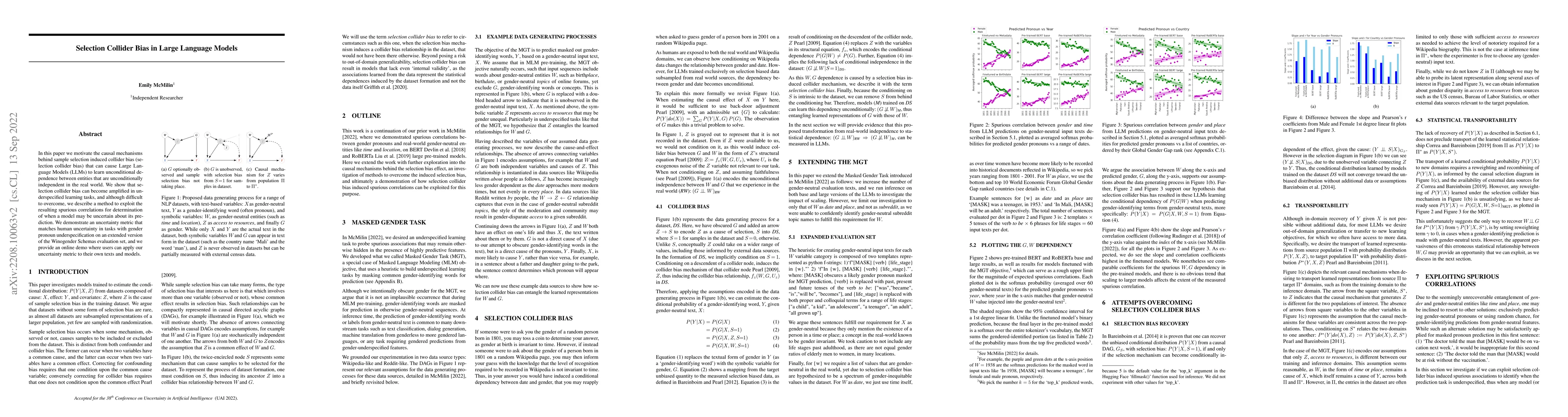 Thumbnail for Selection Collider Bias in Large Language Models