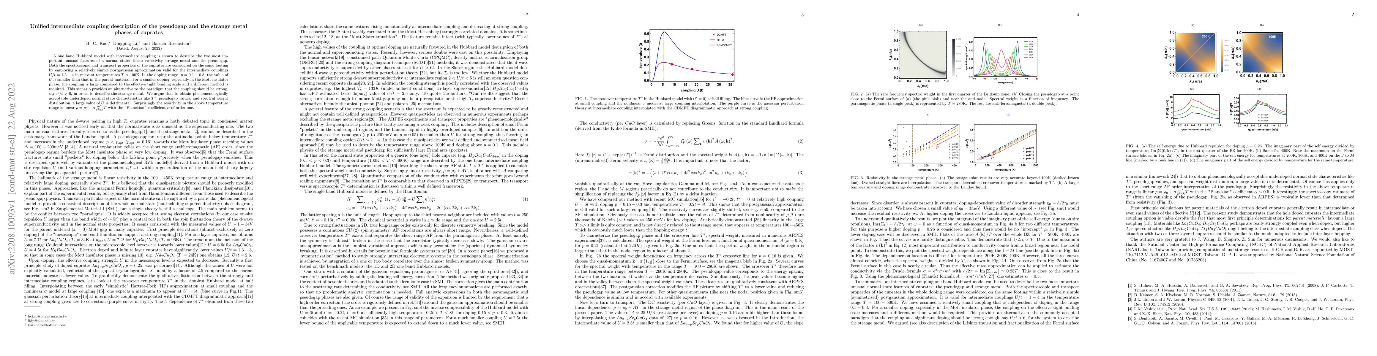 Thumbnail for Unified intermediate coupling description of the pseudogap and the
  strange metal phases of cuprates