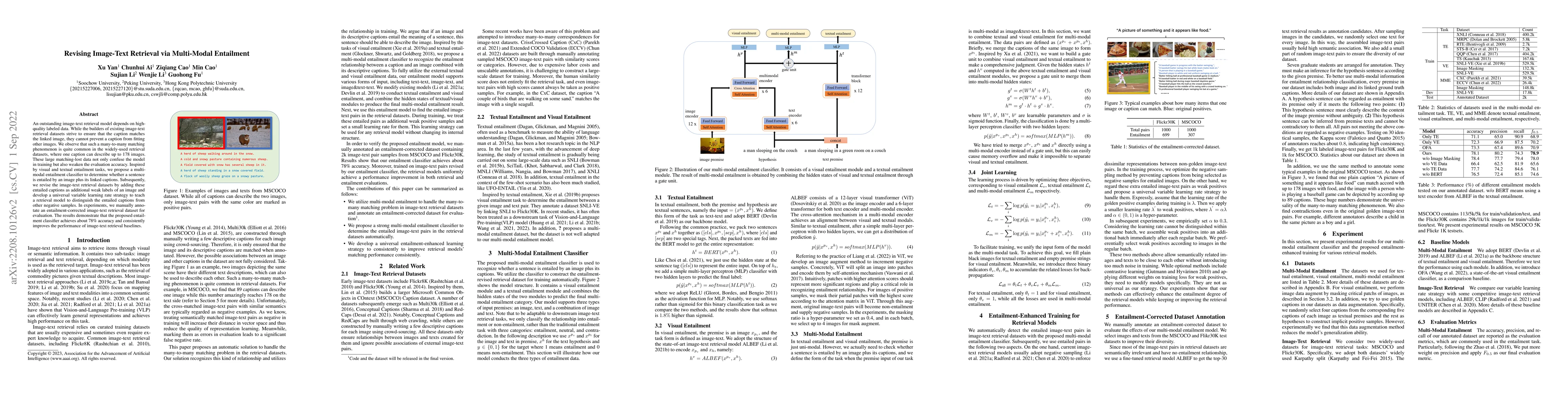 Thumbnail for Revising Image-Text Retrieval via Multi-Modal Entailment
