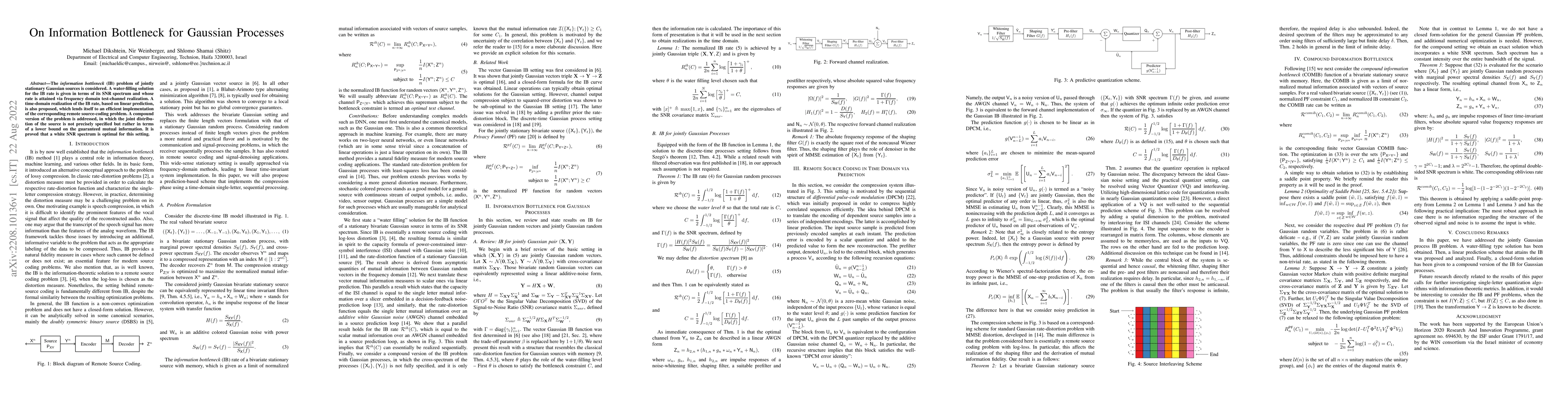 Thumbnail for On Information Bottleneck for Gaussian Processes