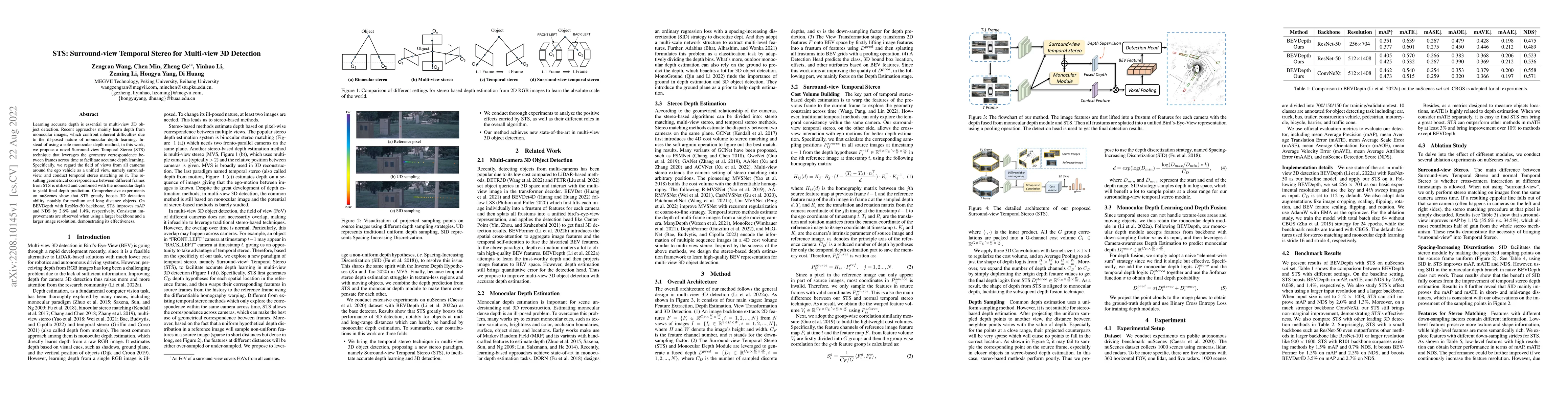 Thumbnail for STS: Surround-view Temporal Stereo for Multi-view 3D Detection