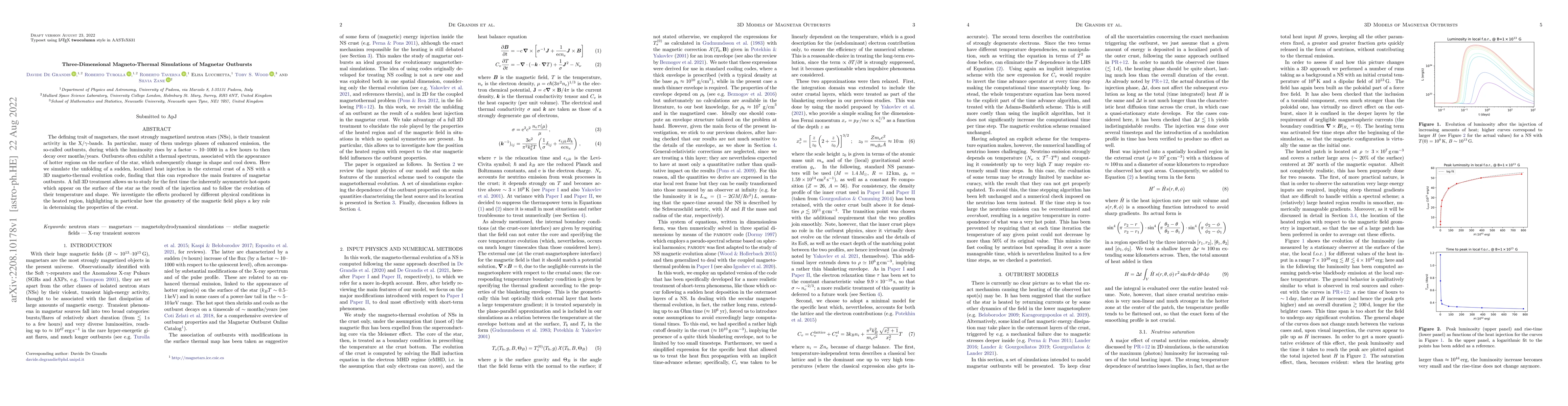 Thumbnail for Three-Dimensional Magnetothermal Simulations of Magnetar Outbursts