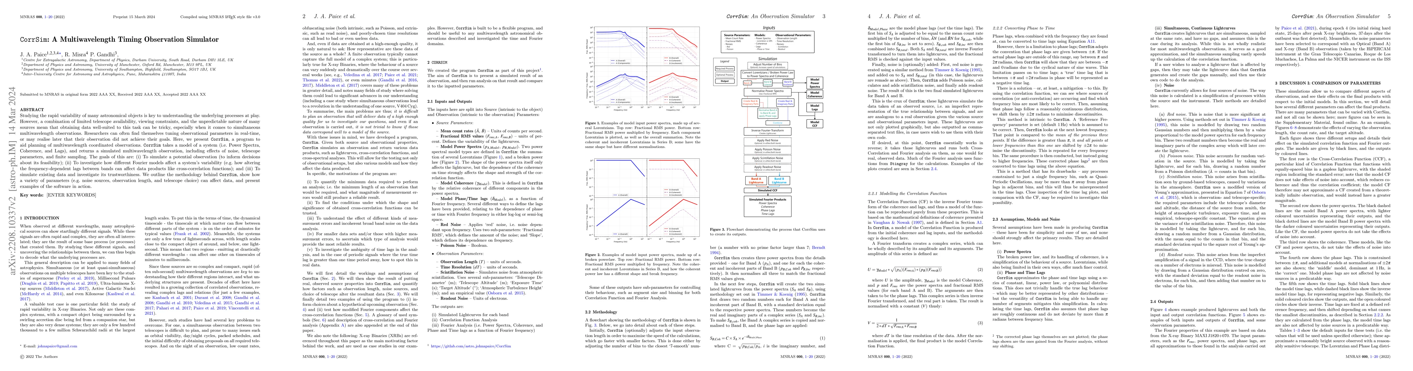Thumbnail for CorrSim: A Multiwavelength Timing Observation Simulator