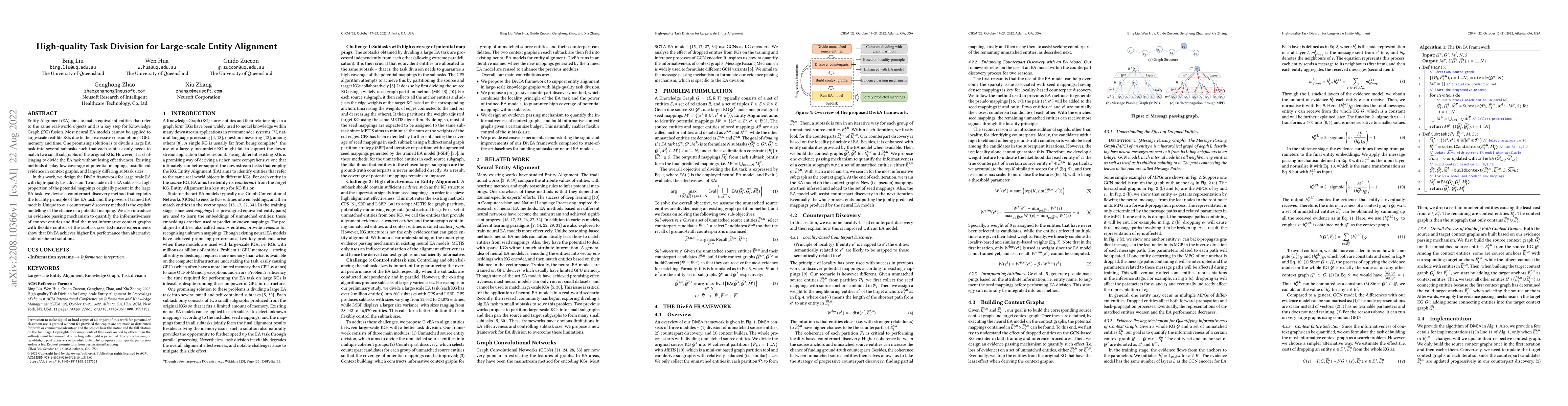 Thumbnail for High-quality Task Division for Large-scale Entity Alignment