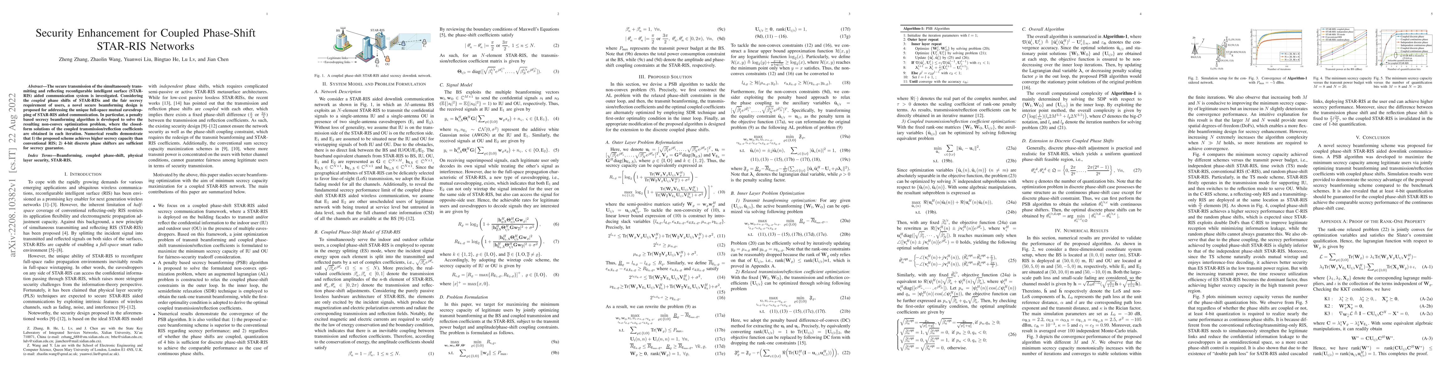 Thumbnail for Security Enhancement for Coupled Phase-Shift STAR-RIS Networks
