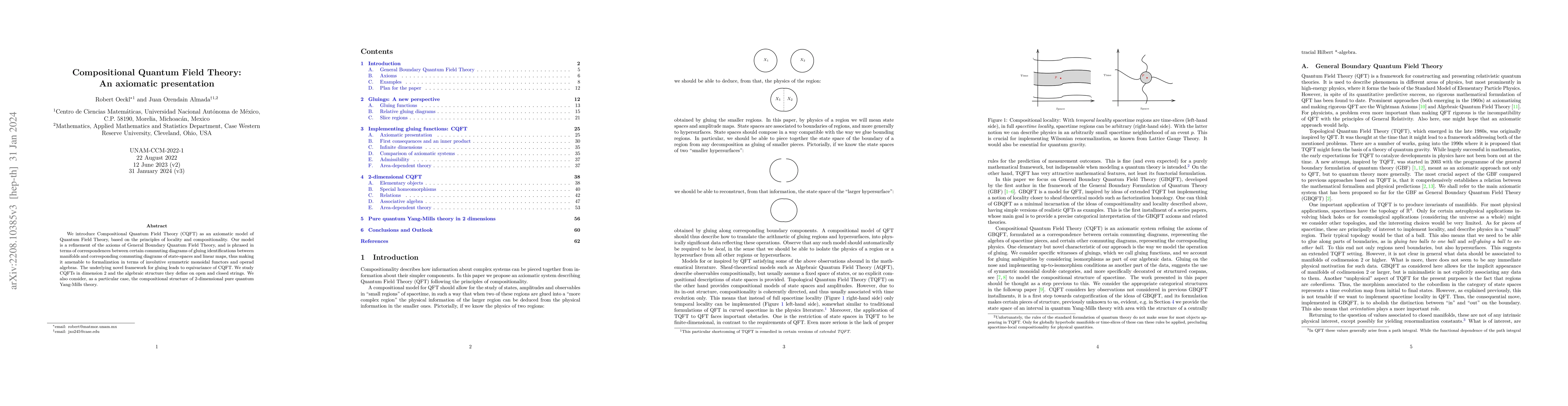 Thumbnail for Compositional Quantum Field Theory: An axiomatic presentation