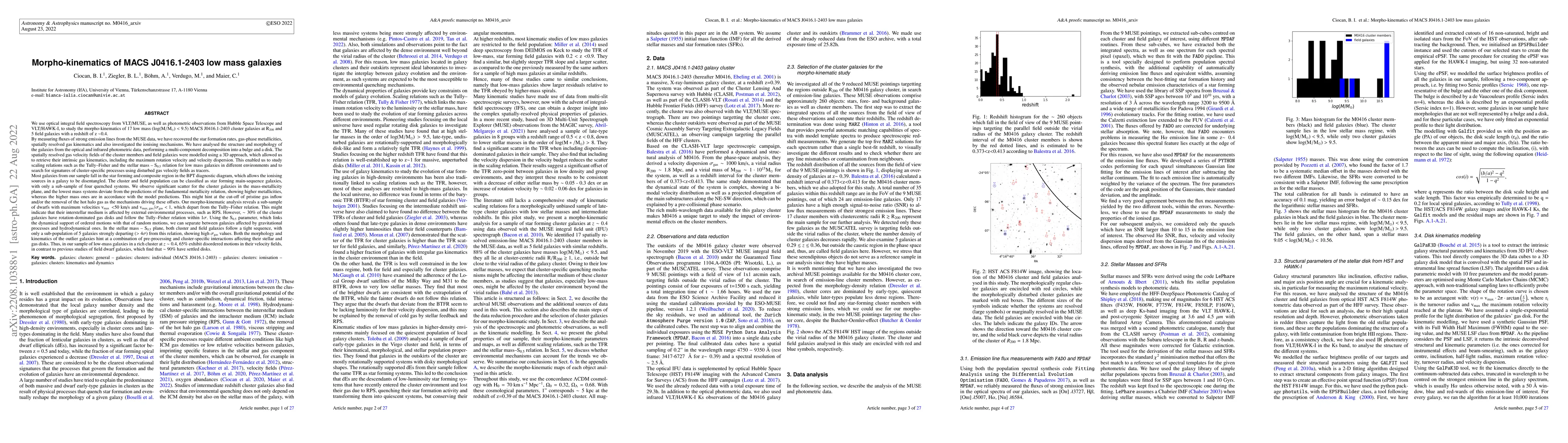 Thumbnail for Morpho-kinematics of MACS J0416.1-2403 low mass galaxies