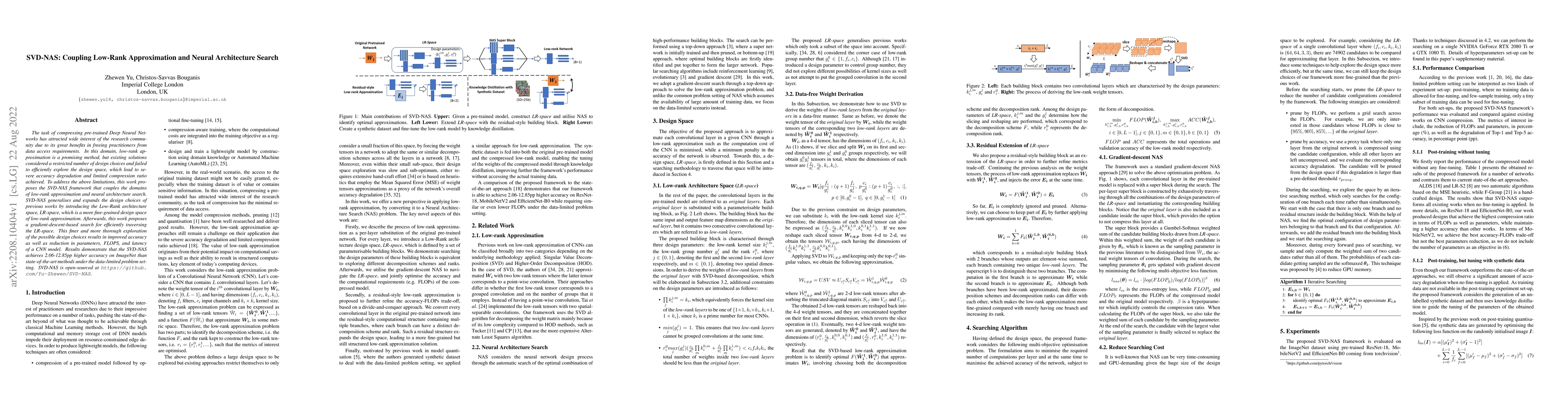 Thumbnail for SVD-NAS: Coupling Low-Rank Approximation and Neural Architecture Search