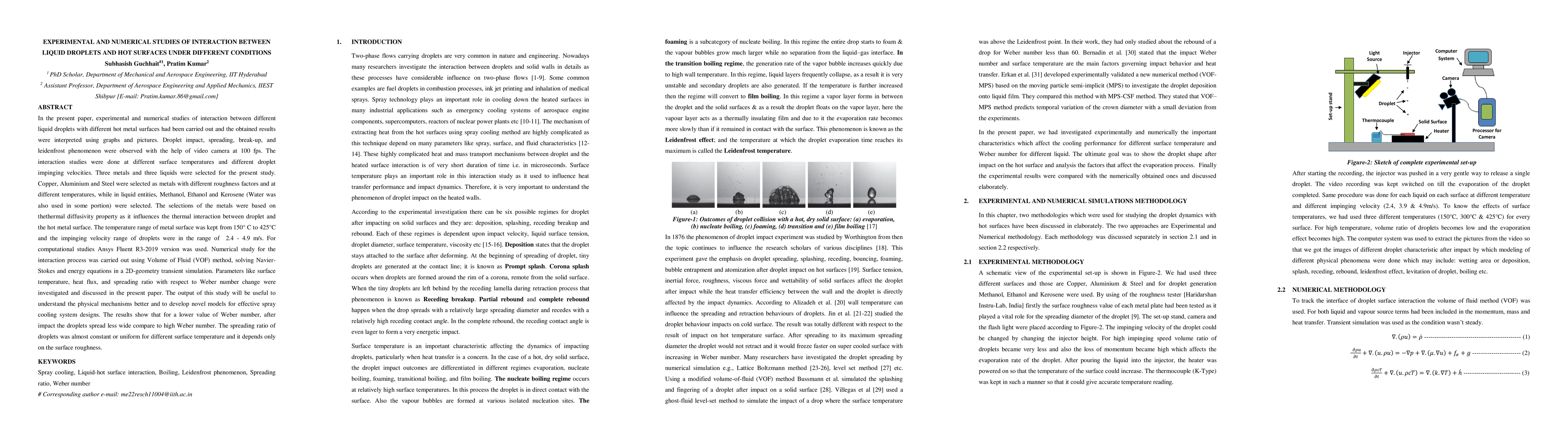 Thumbnail for Experimental And Numerical Studies Of Interaction Between Liquid
  Droplets And Hot Surfaces Under Different Conditions