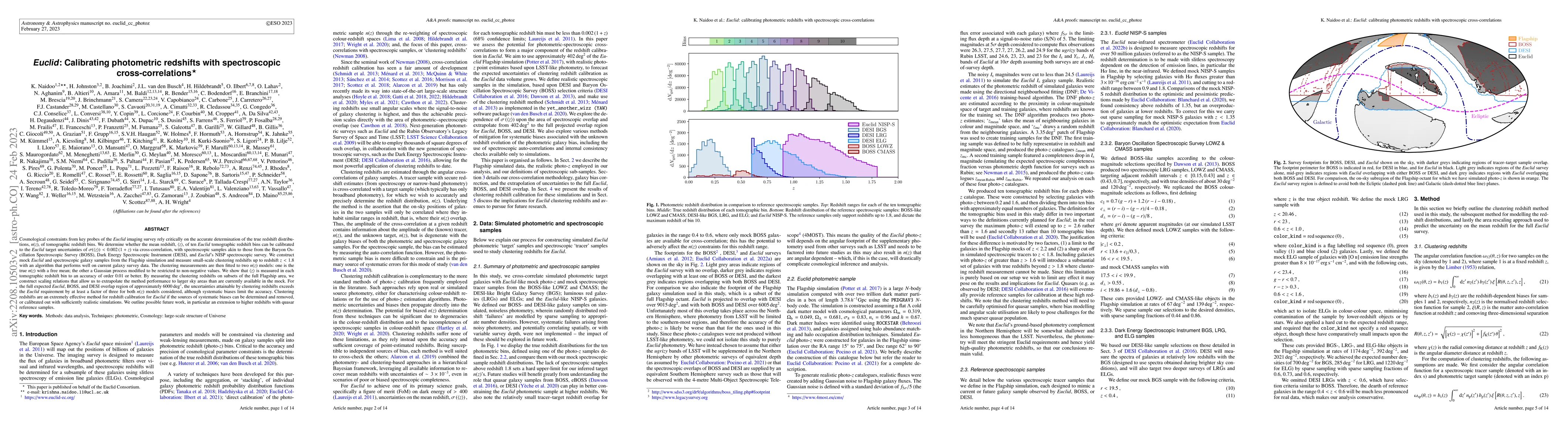 Thumbnail for Euclid: Calibrating photometric redshifts with spectroscopic
  cross-correlations