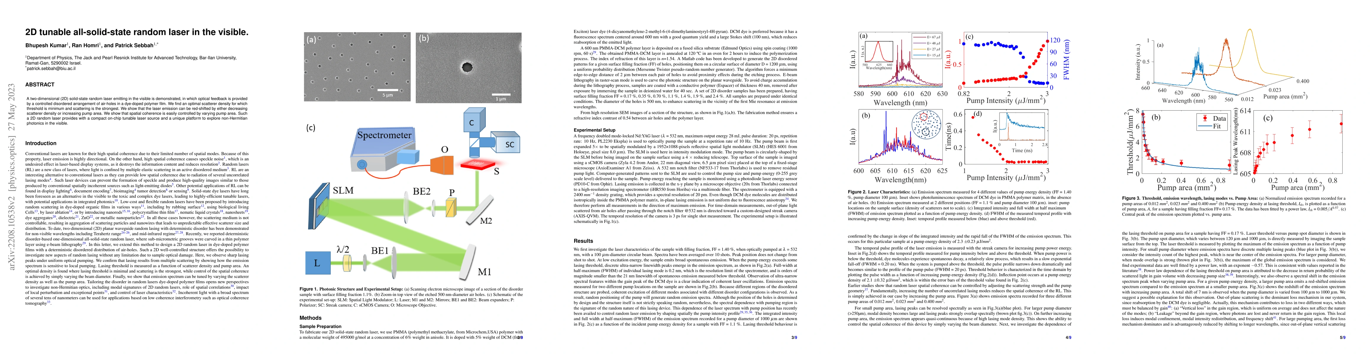 Thumbnail for 2D tunable all-solid-state random laser in the visible