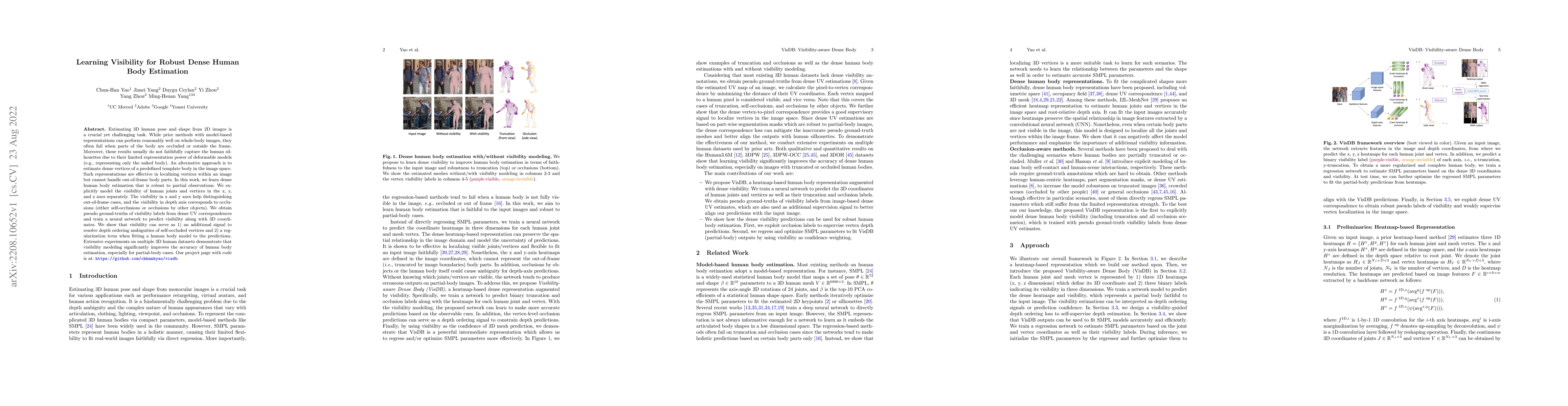 Thumbnail for Learning Visibility for Robust Dense Human Body Estimation