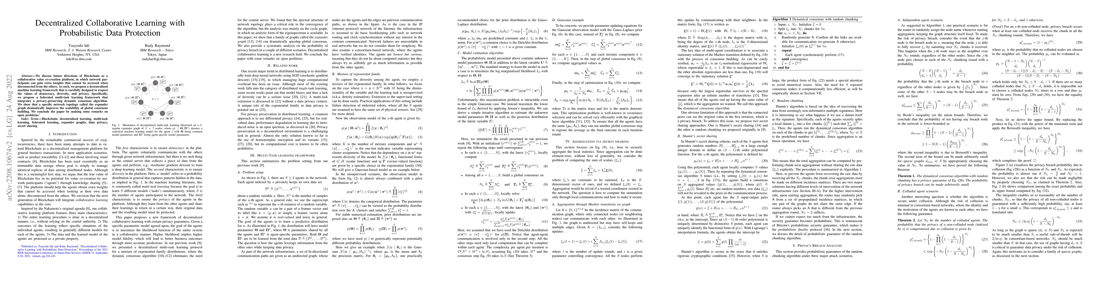 Thumbnail for Decentralized Collaborative Learning with Probabilistic Data Protection