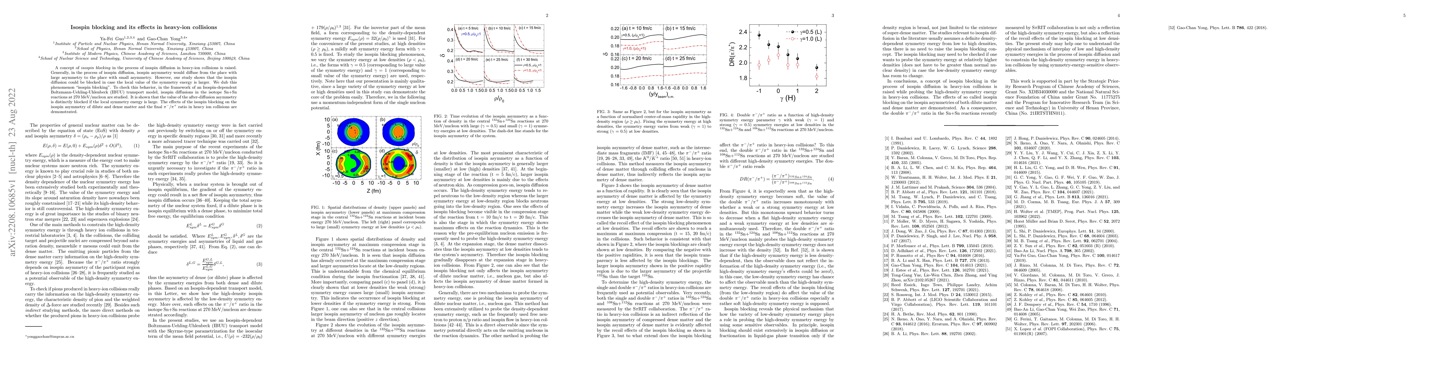 Thumbnail for Isospin blocking and its effects in heavy-ion collisions