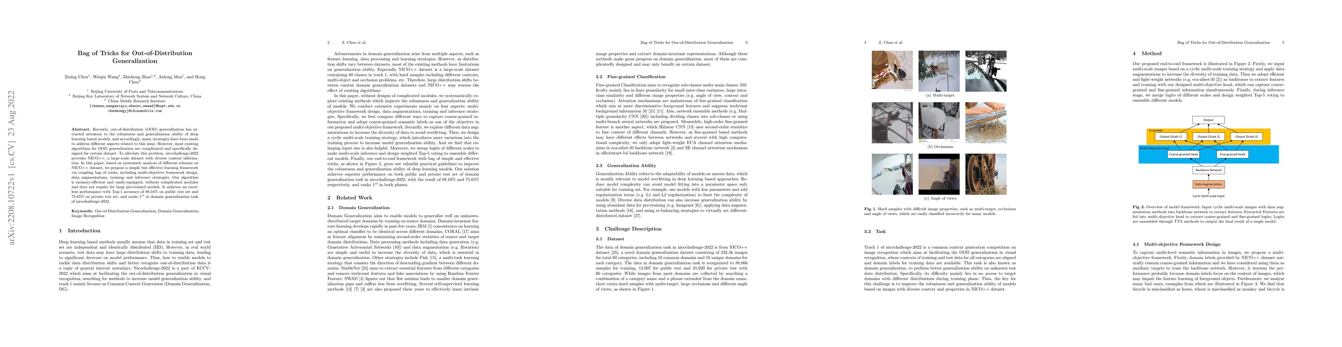 Thumbnail for Bag of Tricks for Out-of-Distribution Generalization