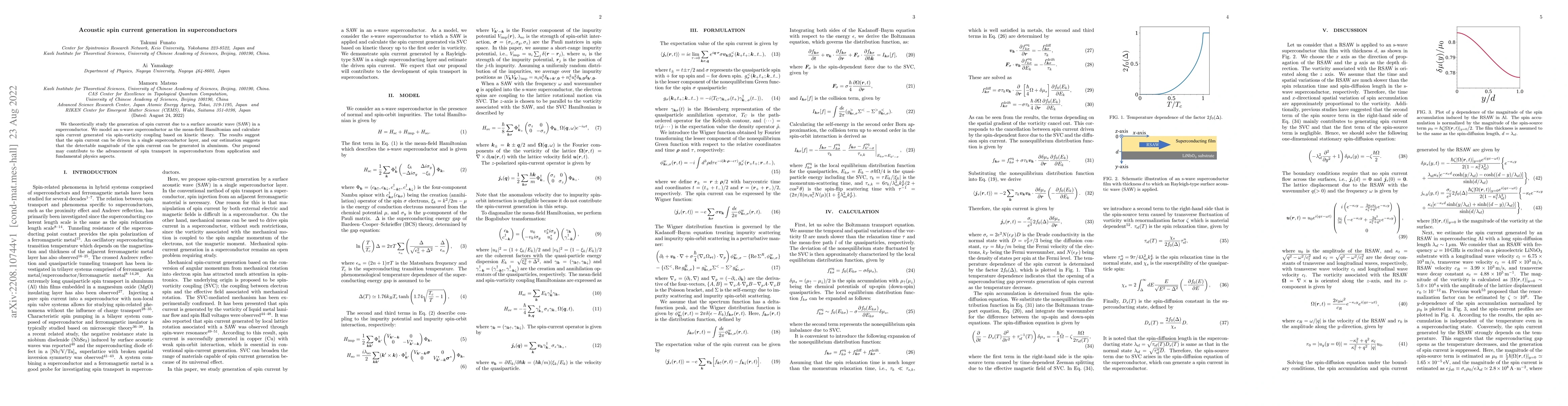 Thumbnail for Acoustic spin current generation in superconductors